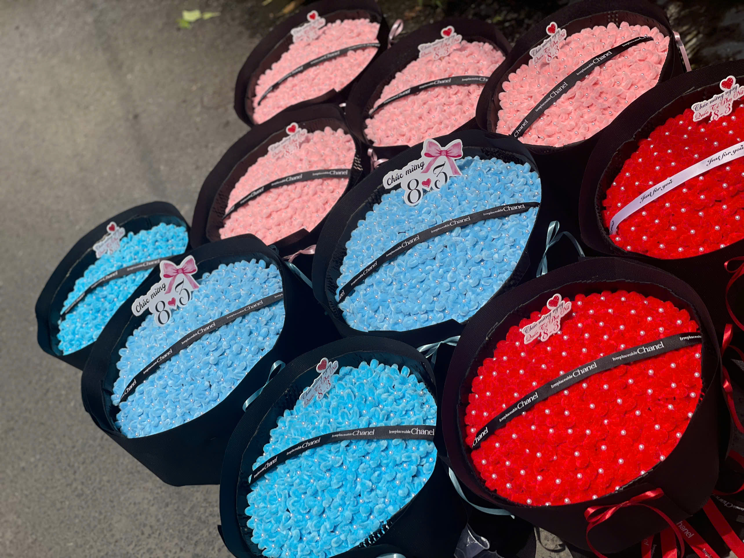 Bó hoa thủ công nghệ thuật